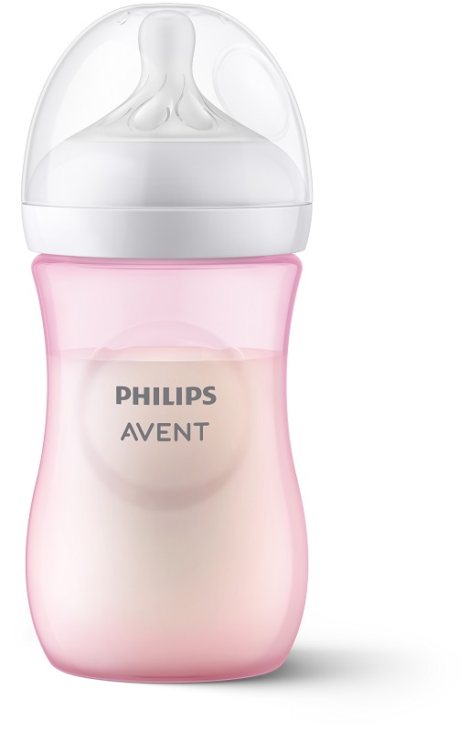 AVENT BIBERON NATURAL RESPONSE DA 260ML ROSA TETTARELLA FLUSSO 3 - Oltrefarma