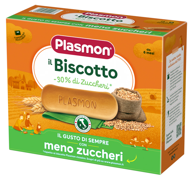 PLASMON BISCOTTI -30% ZUCCHERO 720 G - Antica Farmacia Ferrari
