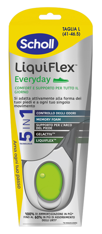 SCHOLL LIQUIFLEX EVERYDAY TAGLIA LARGE - Oltrefarma