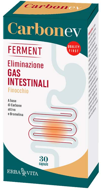 CARBON EV FERMENT 30 CAPSULE - Antica Farmacia Ferrari