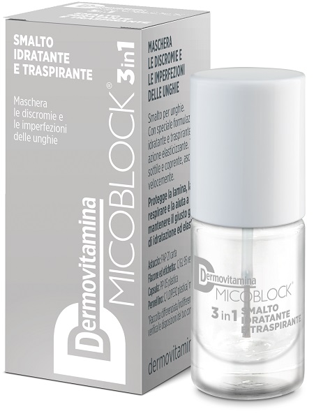 DERMOVITAMINA MICOBLOCK SMALTO BASE&TOP COAT 19 TRASPARENTE 5 ML - Oltrefarma
