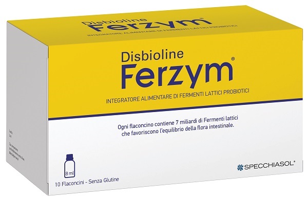 DISBIOLINE FERZYM 10 FLACONCINI DA 8 ML - Antica Farmacia Ferrari