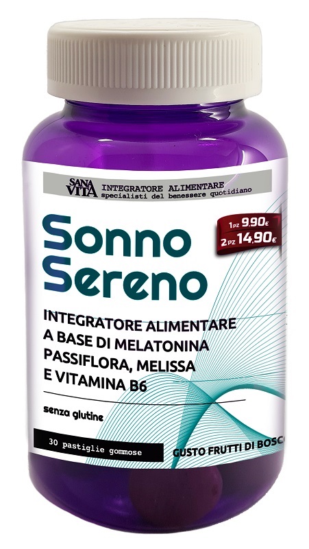 SANAVITA SONNO SERENO 30 GOMMOSE - Oltrefarma