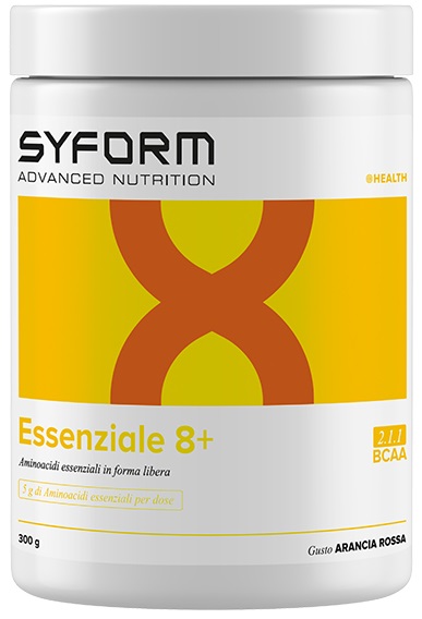 ESSENZIALE 8+ ARANCIA ROSSA 300 G CON EDULCORANTE SENZA GLUTINE NATURALMENTE PRIVO DI LATTOSIO - Oltrefarma