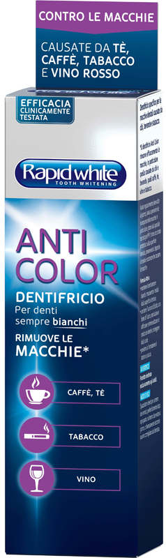 RAPID WHITE DENTIFRICIO ANTICOLOR 75 ML - Oltrefarma