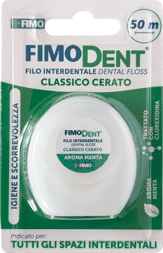 FIMODENT FILO INTERDENTALE CERATO 50M - Oltrefarma