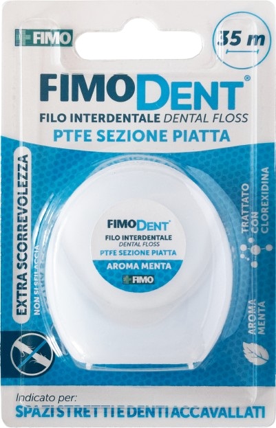 FIMODENT FILO INTERDENTALE PTFE PIATTO 35M - Oltrefarma