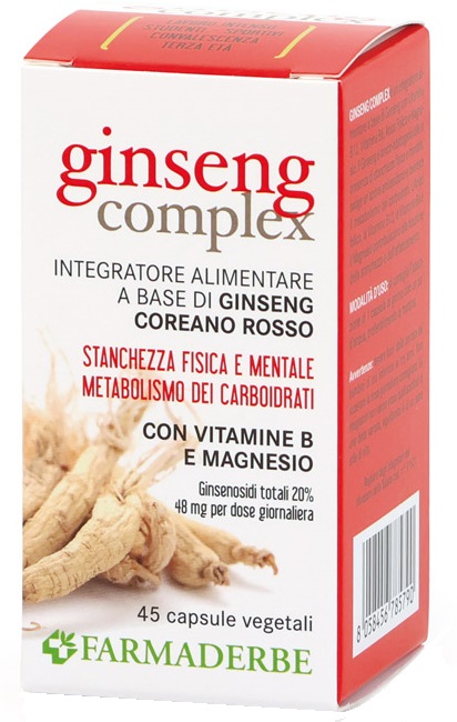 GINSENG COMPLEX 45 CAPSULE VEGETALI - Oltrefarma