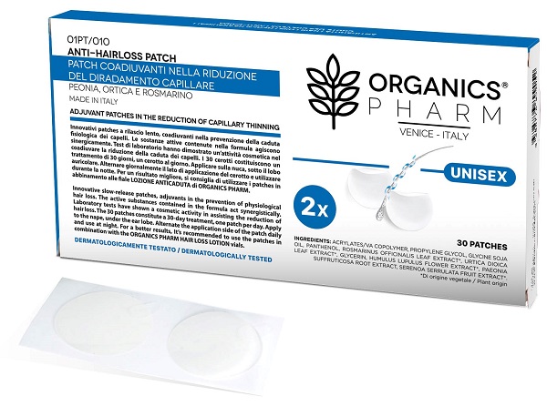 ORGANICS PHARM ANTI-HAIRLOSS PATCH 30 PEZZI - Oltrefarma