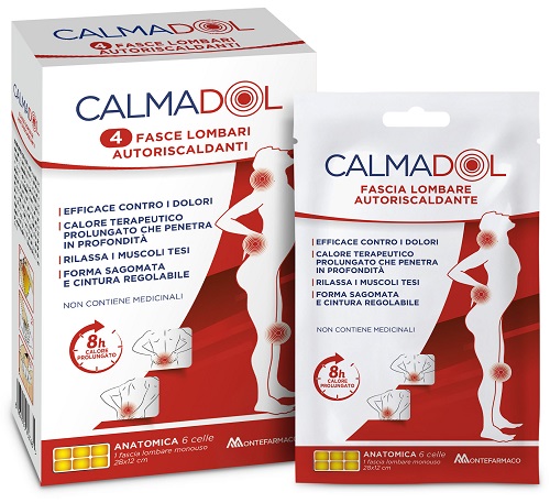FASCIA LOMBARE CALMADOL 4 PEZZI - Antica Farmacia Ferrari