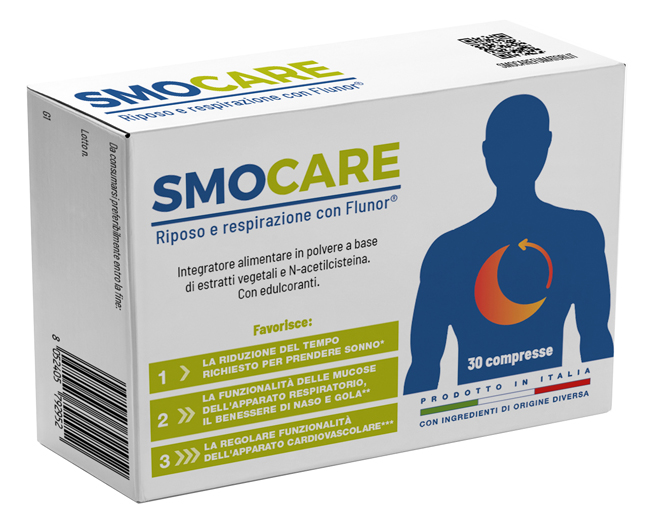 SMOCARE RIPOSO E RESPIRAZIONE CON FLUNOR 10 STICKPACK DA 3 G - Oltrefarma