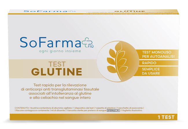 TEST AUTODIAGNOSTICO GLUTINE SOFARMAPIU' - Oltrefarma