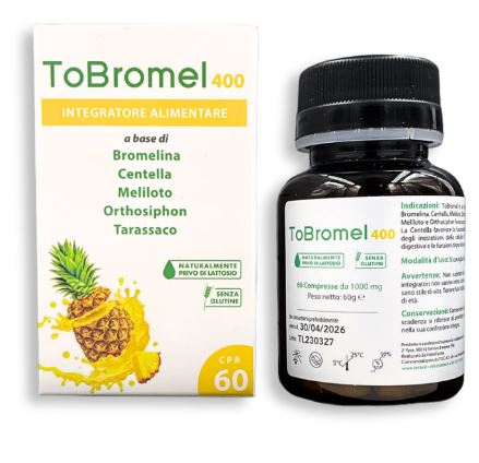 TOBROMEL 400 60 COMPRESSE - Oltrefarma