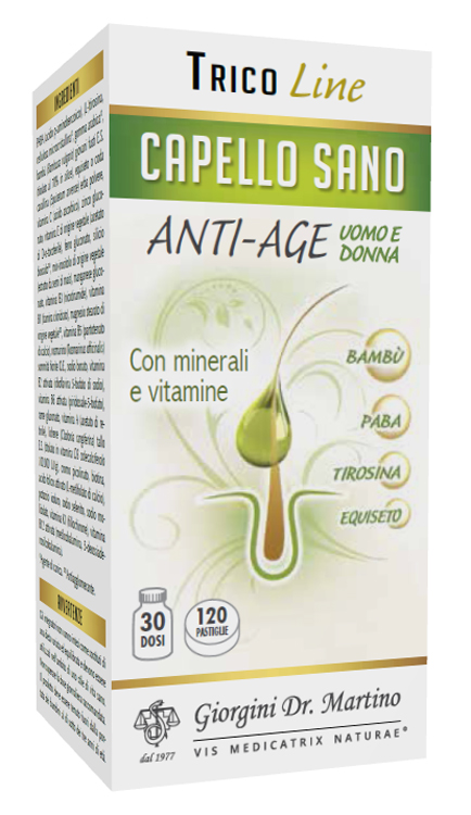 CAPELLO SANO ANTI AGE 120 PASTIGLIE - Oltrefarma