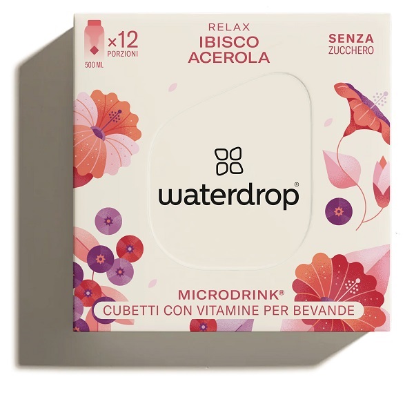 WATERDROP MICRODRINK RELAX 12 CUBETTI - Oltrefarma