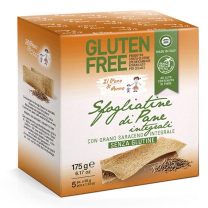 IL PANE DI ANNA SFOGLIATINE PANE INTEGRALE SENZA GLUTINE 315 G - Oltrefarma