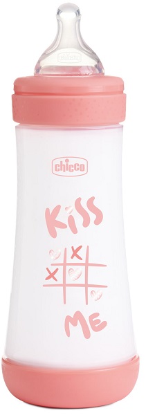 CHICCO BIBERON P5 300ML FAST SILICONE GIRL - Antica Farmacia Ferrari
