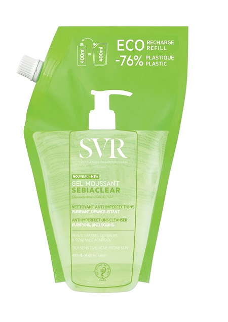 SEBIACLEAR GEL MOUSSANT REFILL 400 ML - Oltrefarma
