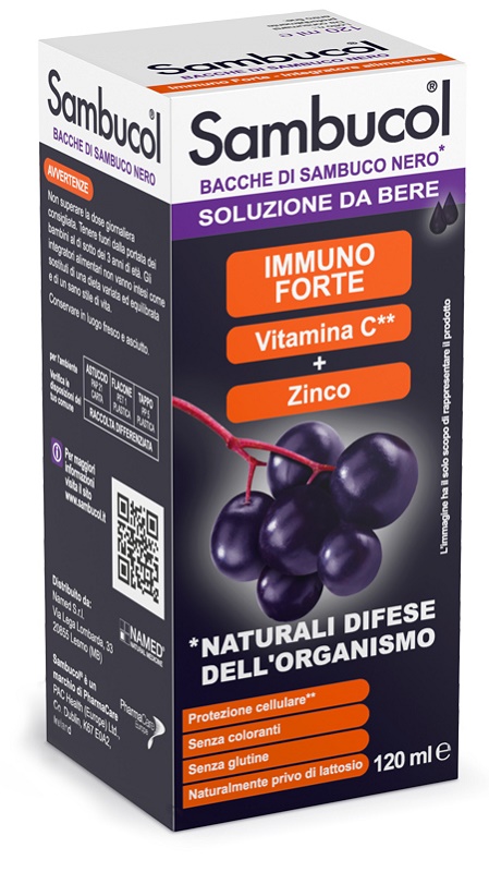 SAMBUCOL LIQUIDO DA BERE 120 ML - Oltrefarma