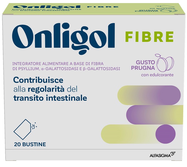 ONLIGOL FIBRE PRUGNA 20 BUSTINE - Oltrefarma