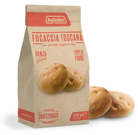 AGLUTEN FOCACCIA TOSCANA 100 G - Oltrefarma