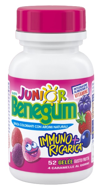 BENEGUM J IMMUNO + RICARICA FRUTTI ROSSI 156 G - Oltrefarma
