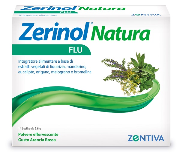 ZERINOL NATURA FLU 14 BUSTINE - Antica Farmacia Ferrari