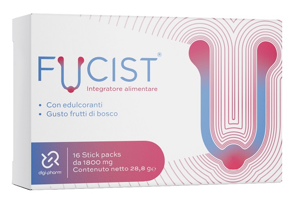 FUCIST 16 STICK PACKS DA 1800 MG GUSTO FRUTTI DI BOSCO CON EDULCORANTI SENZA GLUTINE SENZA LATTOSIO - Oltrefarma