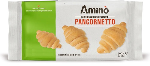 AMINO' PANCORNETTO IPOPROTEICO 4 PEZZI X 50 G - Oltrefarma