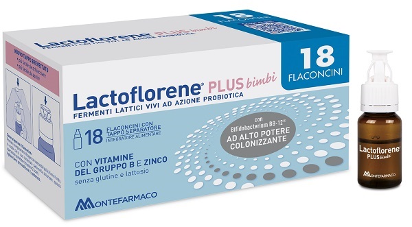 LACTOFLORENE PLUS BIMBI 18 FLACONI - Antica Farmacia Ferrari