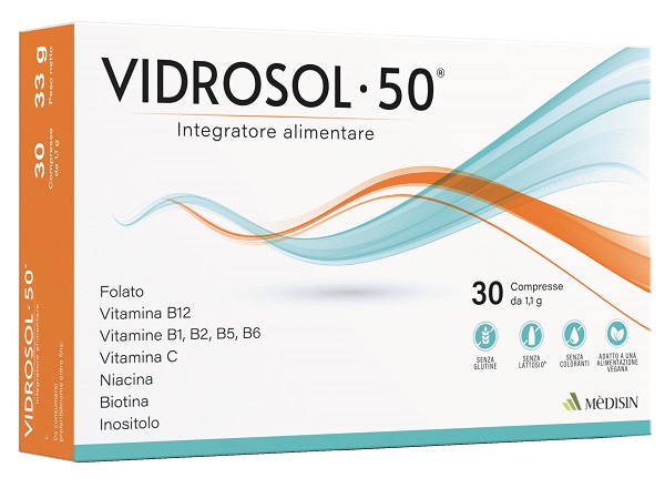 VIDROSOL 50 30 COMPRESSE - Antica Farmacia Ferrari
