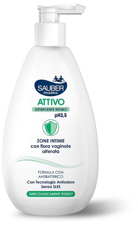 SAUBER DETERGENTE INTIMO ATTIVO 500 ML - Oltrefarma
