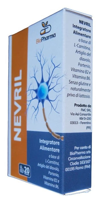 NEVRIL 20 COMPRESSE SENZA GLUTINE NATURALMENTE PRIVO DI LATTOSIO - Oltrefarma