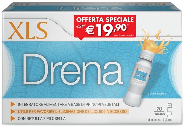 XLS DRENA 10 FLACONI DA 70 ML TAGLIO PREZZO - Oltrefarma
