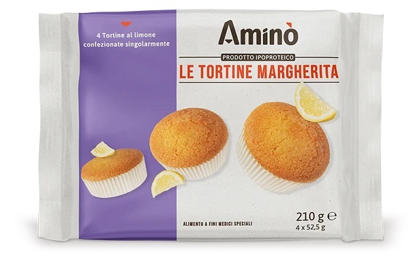 AMINO' LE TORTINE MARGHERITA 4 PEZZI X 52,5G - Antica Farmacia Ferrari