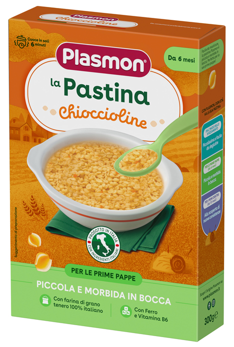 PLASMON PASTA CHIOCCIOLINE 300 G - Antica Farmacia Ferrari