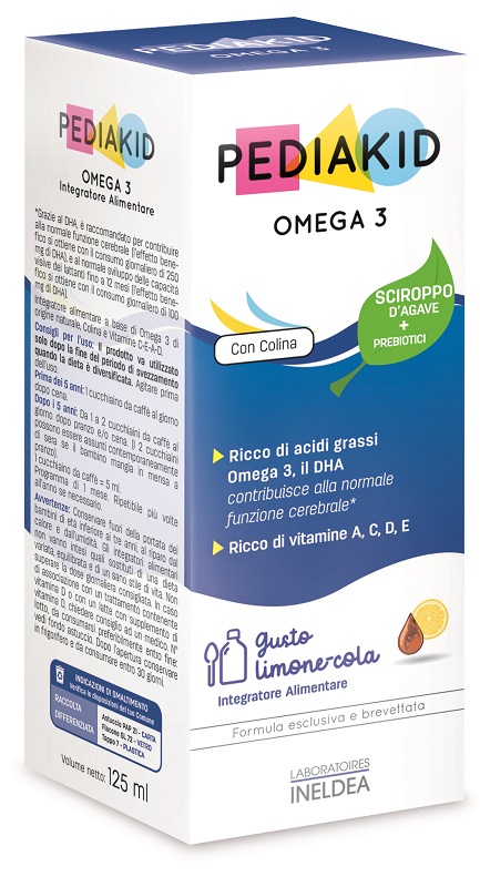 PEDIAKID OMEGA 3 125 ML - Oltrefarma