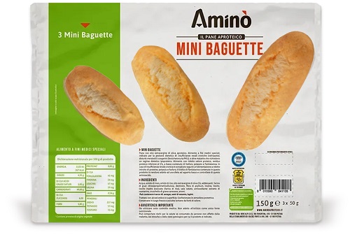 AMINO' MINI BAGUETTE 3 PEZZI DA 50 G - Antica Farmacia Ferrari