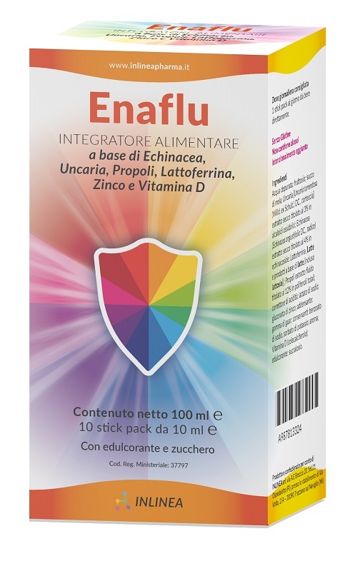 ENAFLU 10 STICKPACK 10 ML SENZA GLUTINE CON EDULCORANTE - Oltrefarma