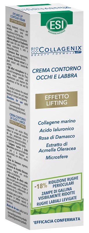 ESI BIOCOLLAGENIX CREMA CONTORNO OCCHI LABBRA EFFETTO LIFTING 15 ML - Oltrefarma