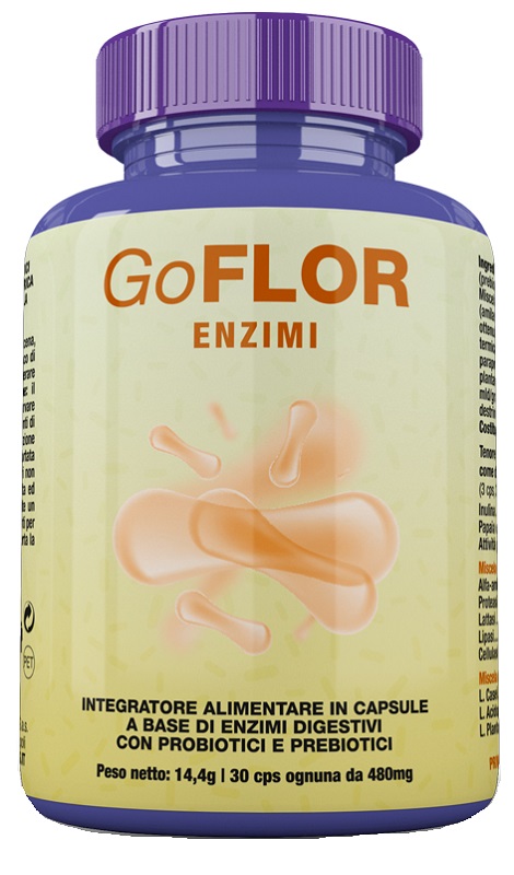 GOFLOR ENZIMI 30 CAPSULE - Antica Farmacia Ferrari