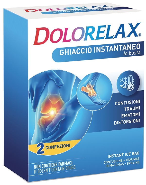 GHIACCIO ISTANTANEO DOLORELAX 2 BUSTE - Antica Farmacia Ferrari