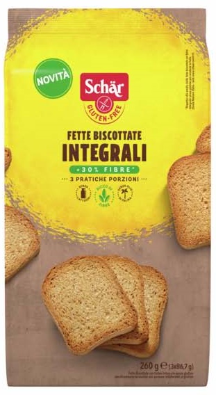 SCHAR FETTE BISCOTTATE INTEGRALI 260 G - Antica Farmacia Ferrari