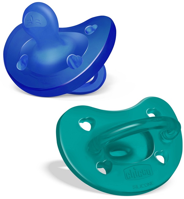 CHICCO GOMMOTTO SILICONE AZZURRO 6-16 MESI 2 PEZZI - Antica Farmacia Ferrari
