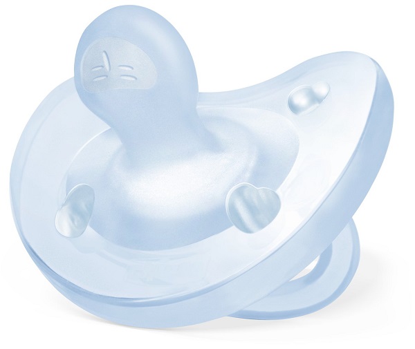 CHICCO GOMMOTTO SILICONE AZZURRO 2-6 MESI 1 PEZZO - Antica Farmacia Ferrari