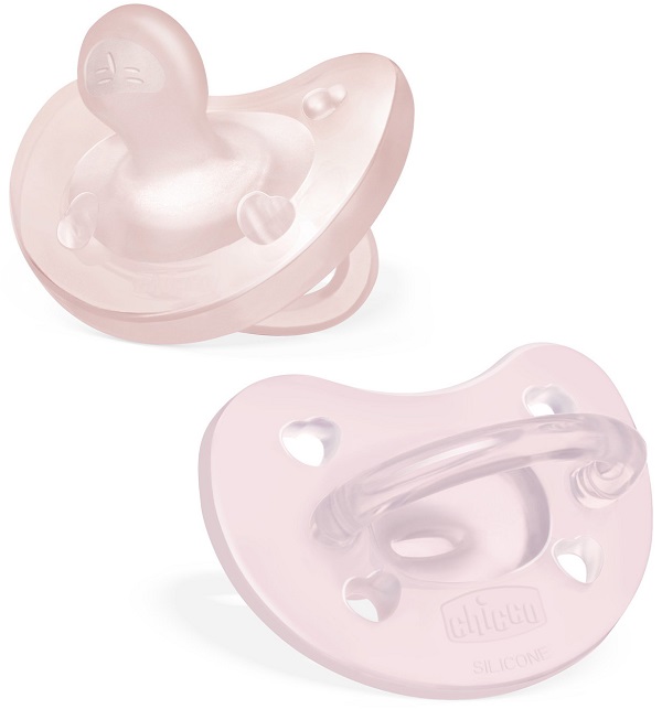 CHICCO GOMMOTTO SILICONE ROSA 2-6 MESI 2 PEZZI - Antica Farmacia Ferrari