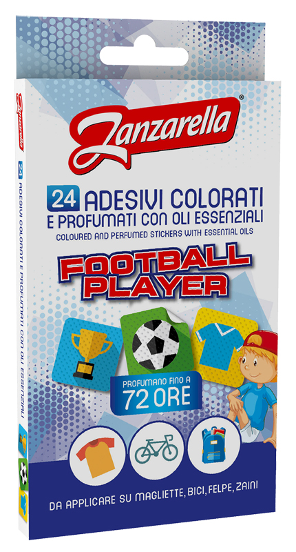 ZANZARELLA STICKER FOOTBALL PLAYER 24 PEZZI - Oltrefarma