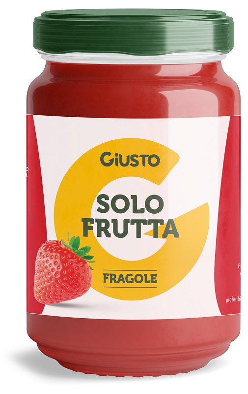 GIUSTO SOLO FRUTTA CONFETTURA FRAGOLE 220 G - Oltrefarma