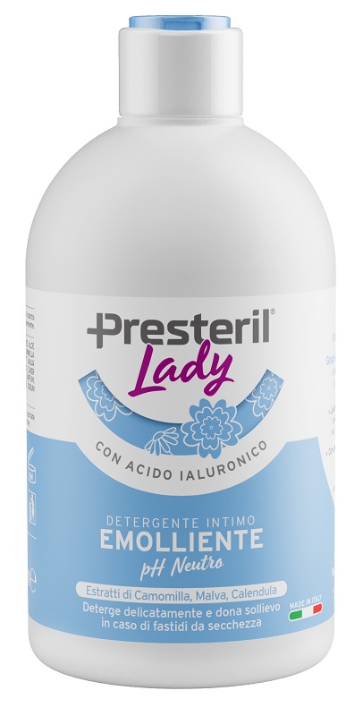 PRESTERIL LADY DETERGENTE INTIMO EMOLLIENTE/PH NEUTRO 250 M L - Oltrefarma