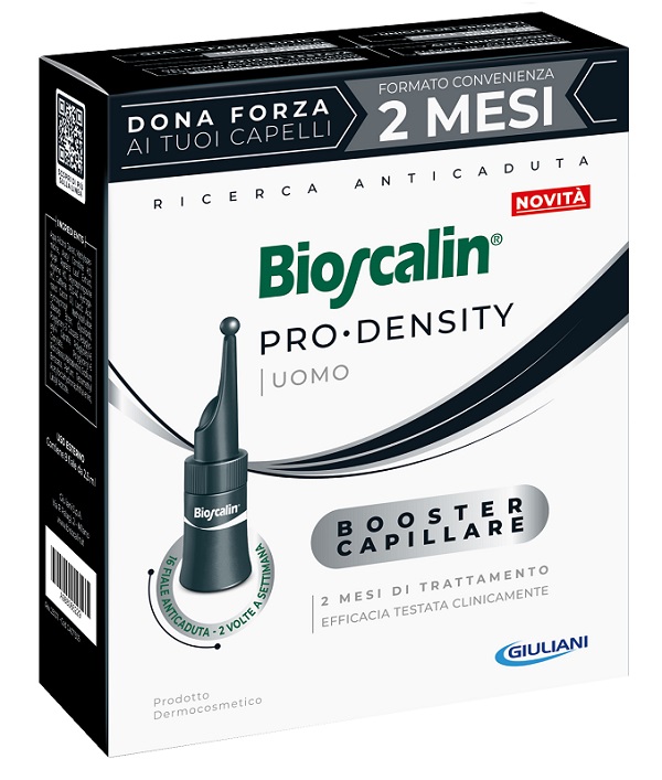 BIOSCALIN PRO DENSITY UOMO BOOSTER CAPILLARE 16 FIALE X 2,5ML - Oltrefarma